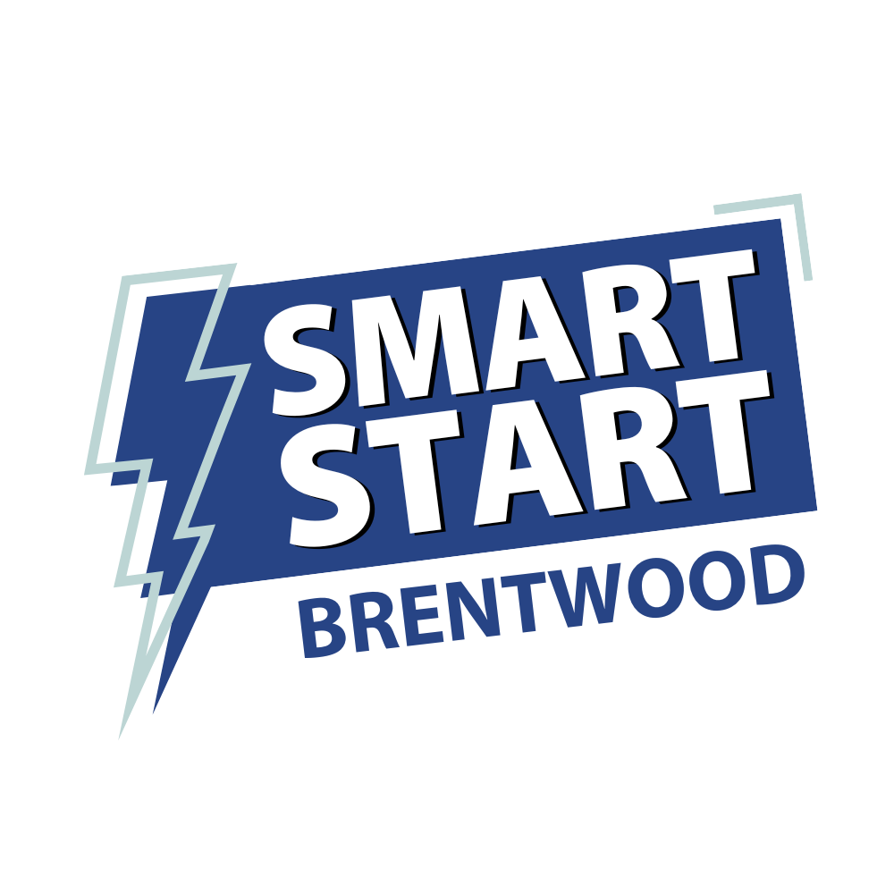 Smart Start Brentwood logo with a blue lightning bolt.