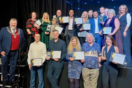 Brentwood Sports Awards Winners 2025 with the Mayor of Brentwood